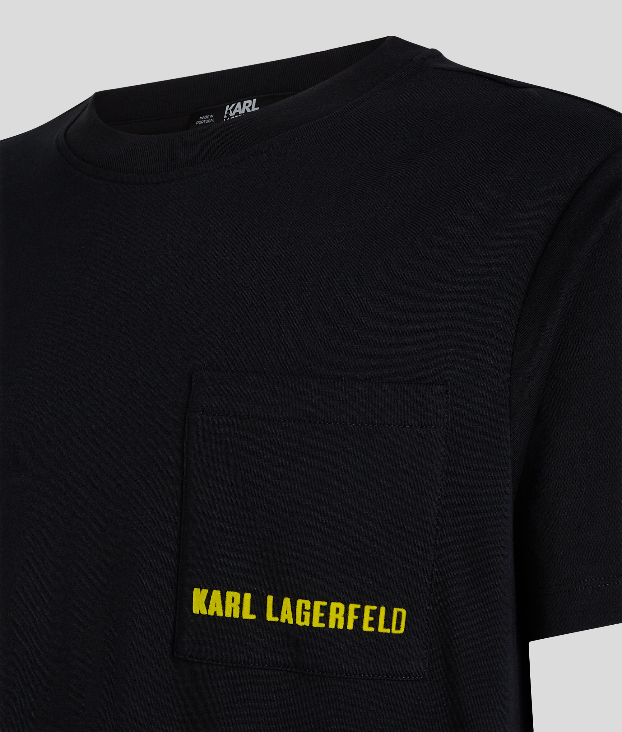 (image for) High-Quality Karl Logo Pocket T-Shirt